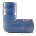 Apollo By Tmg 1-1/2 in. Polypropylene Blue Twister Insert 90-Degree Elbow ABTE112